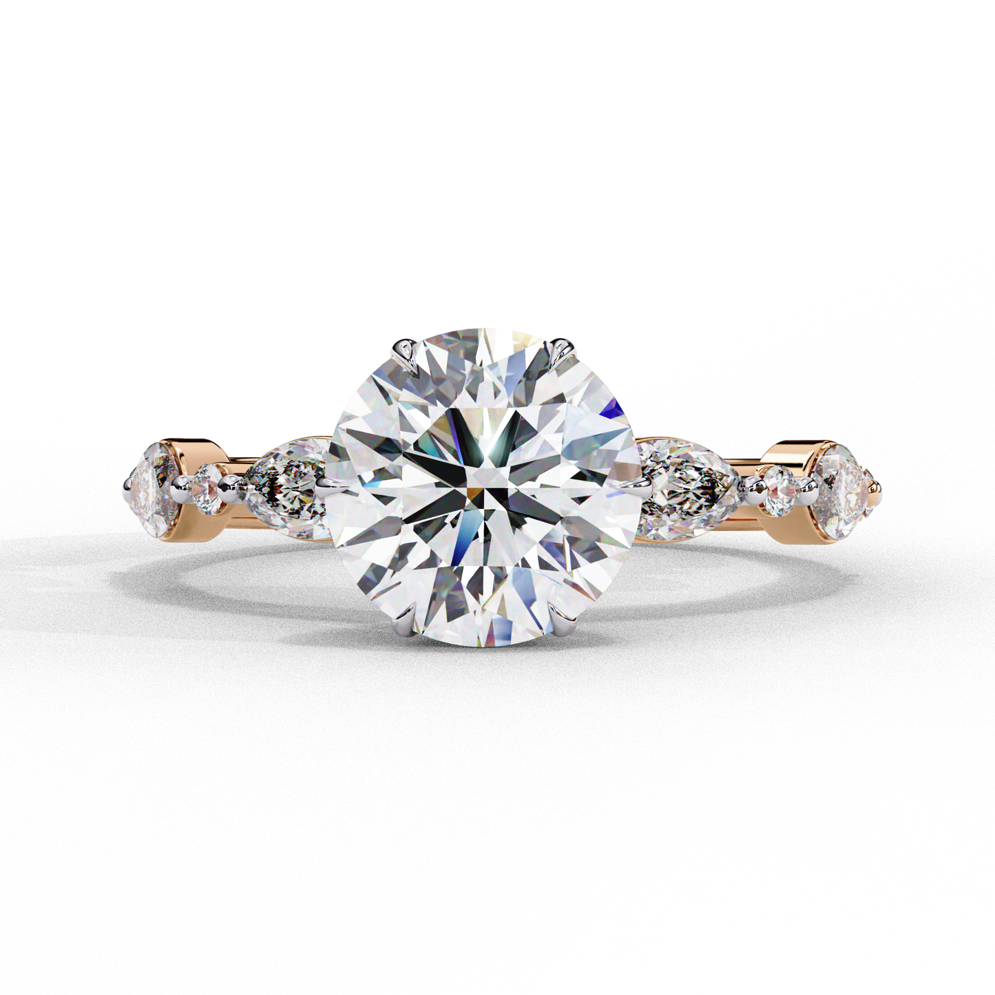 Soul Solitare Round Engagement Ring
