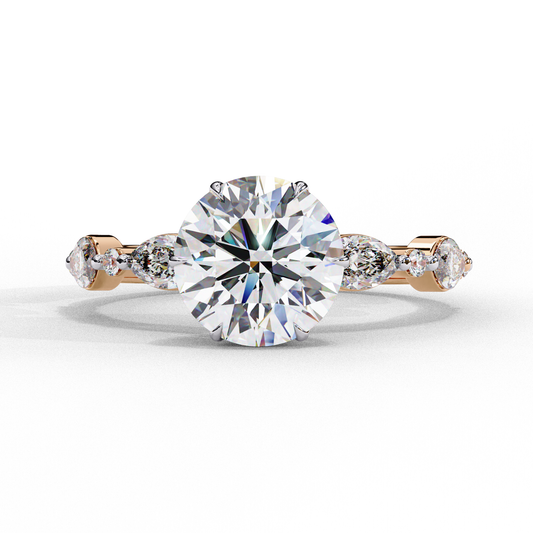 Soul Solitare Round Engagement Ring