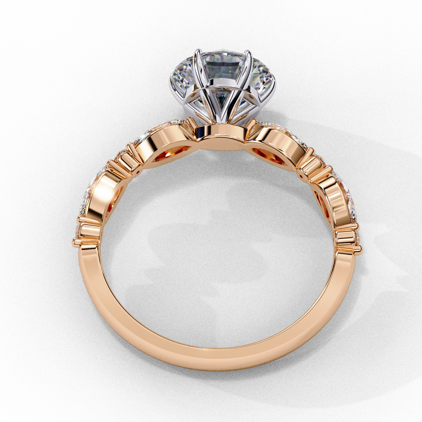 Soul Solitare Round Engagement Ring