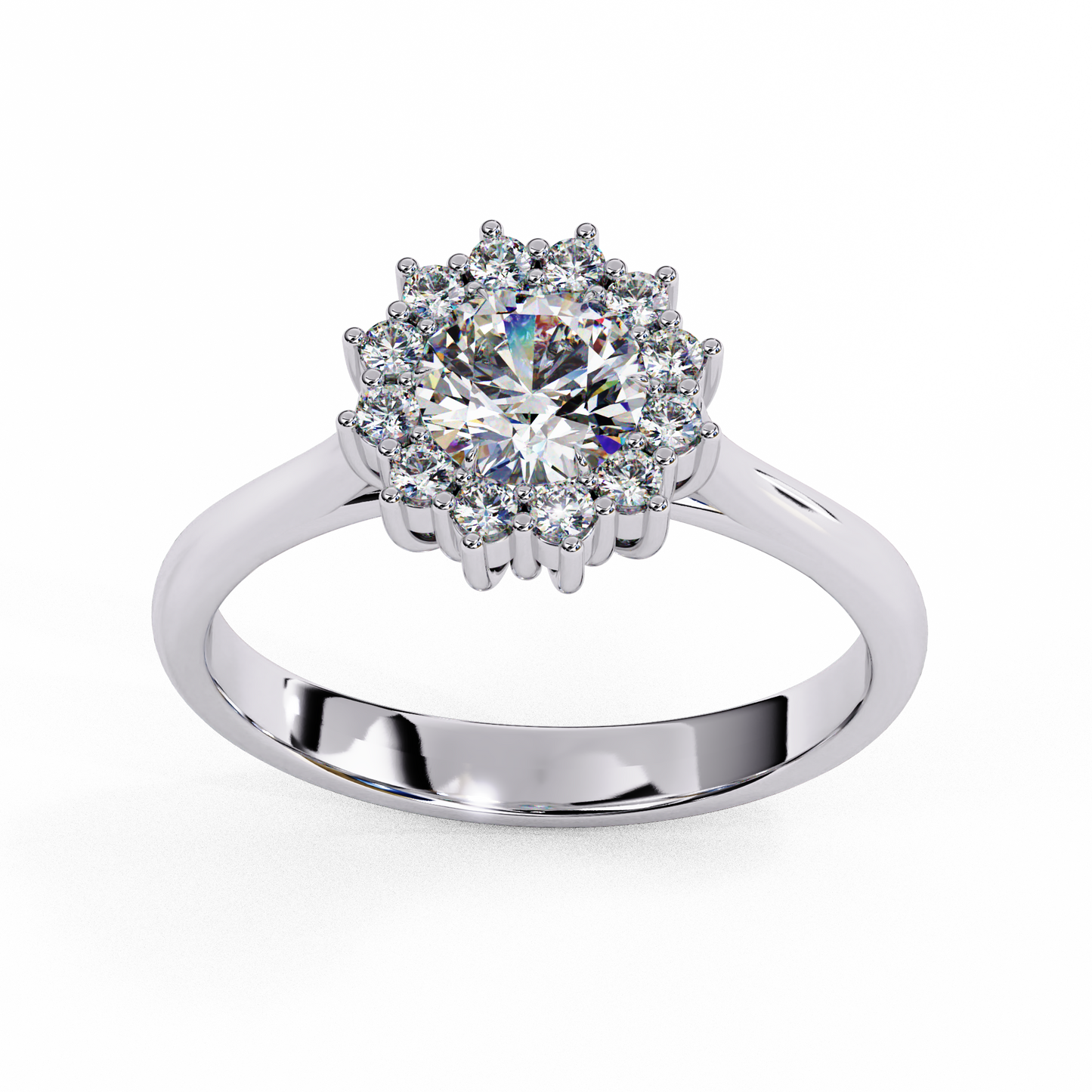 Everyday Joy Round 0.47 Ct Solitaire Ring