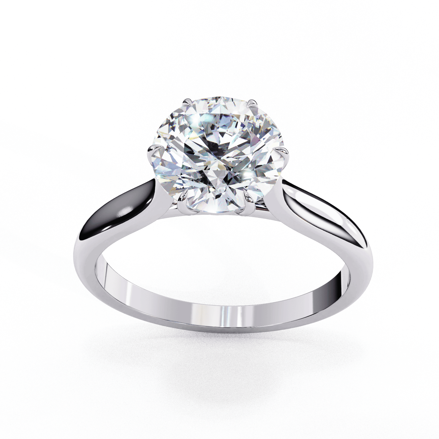 Round 1.92 Carat Solitaire Ring