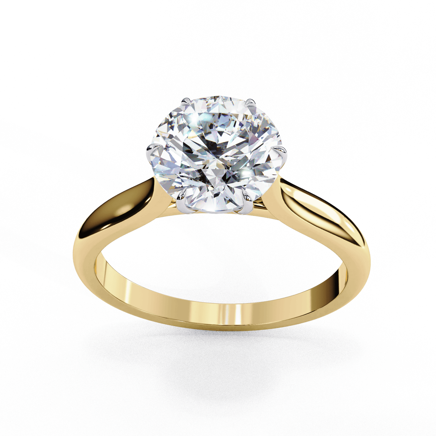 Round 1.92 Carat Solitaire Ring