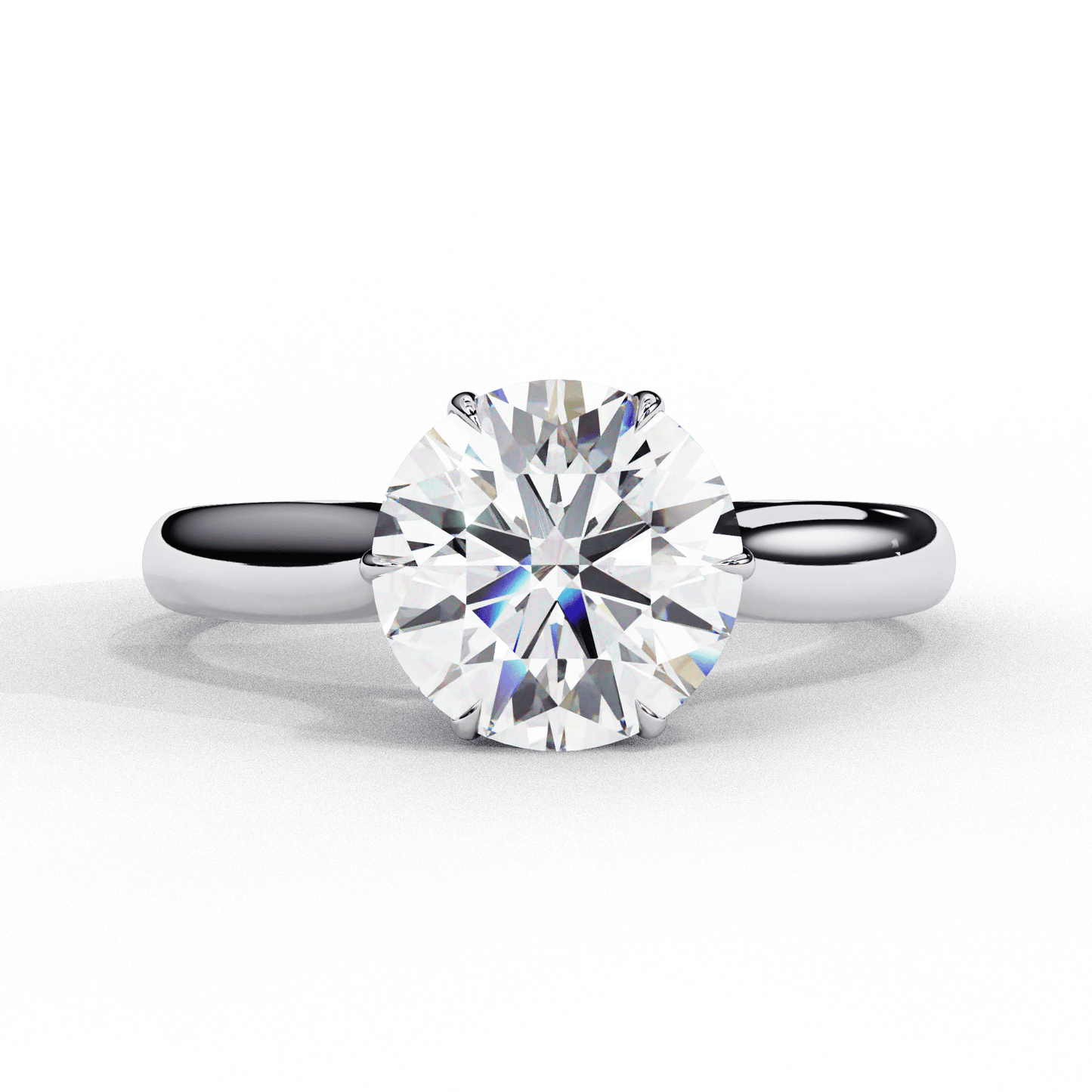 Round 1.92 Carat Solitaire Ring