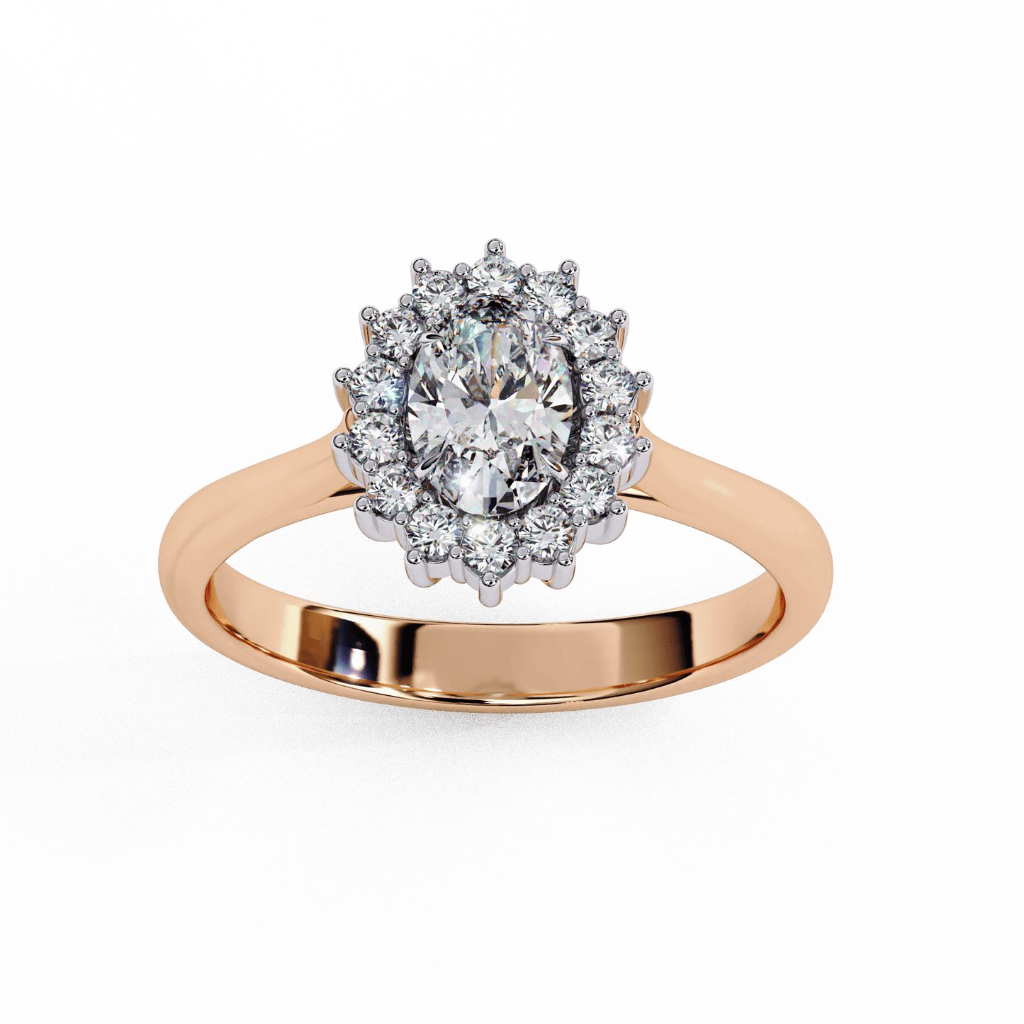 Oval Glow 0.45 Carat Solitaire Ring