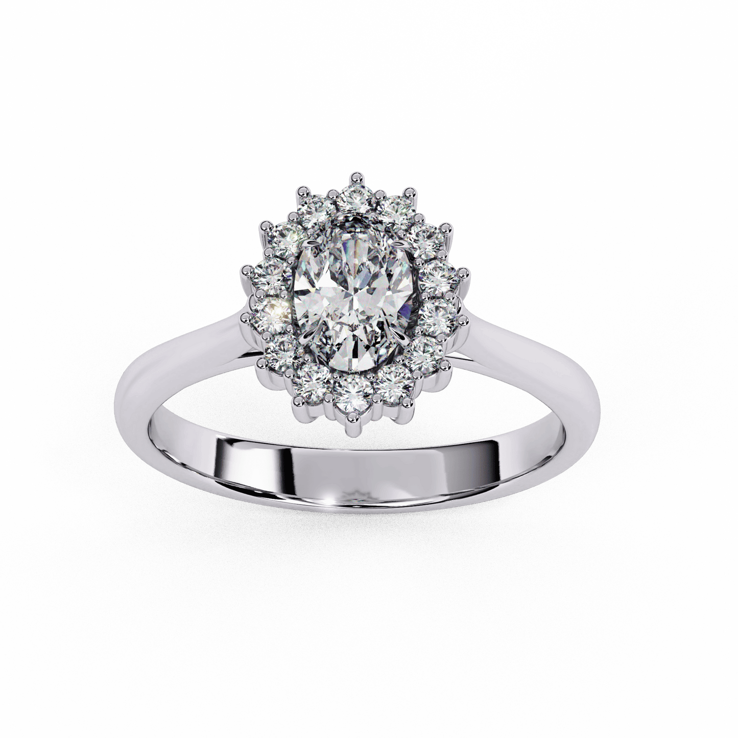Oval Glow 0.45 Carat Solitaire Ring