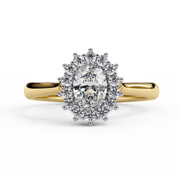 Oval Glow 0.45 Carat Solitaire Ring