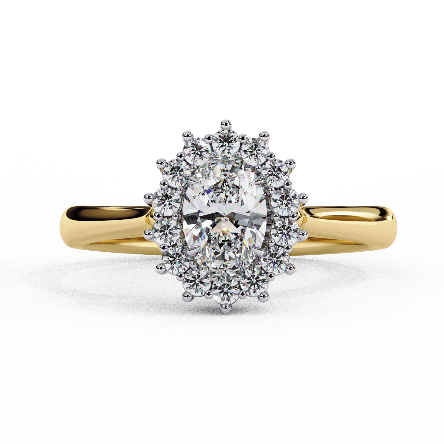 Oval Glow 0.45 Carat Solitaire Ring