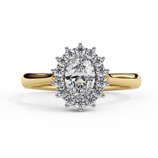 Oval Glow 0.45 Carat Solitaire Ring