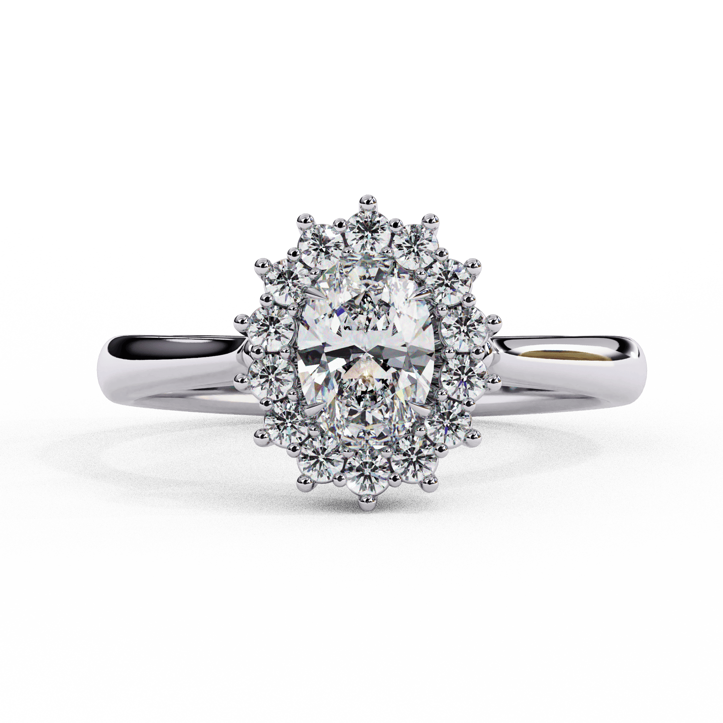 Oval Glow 0.45 Carat Solitaire Ring