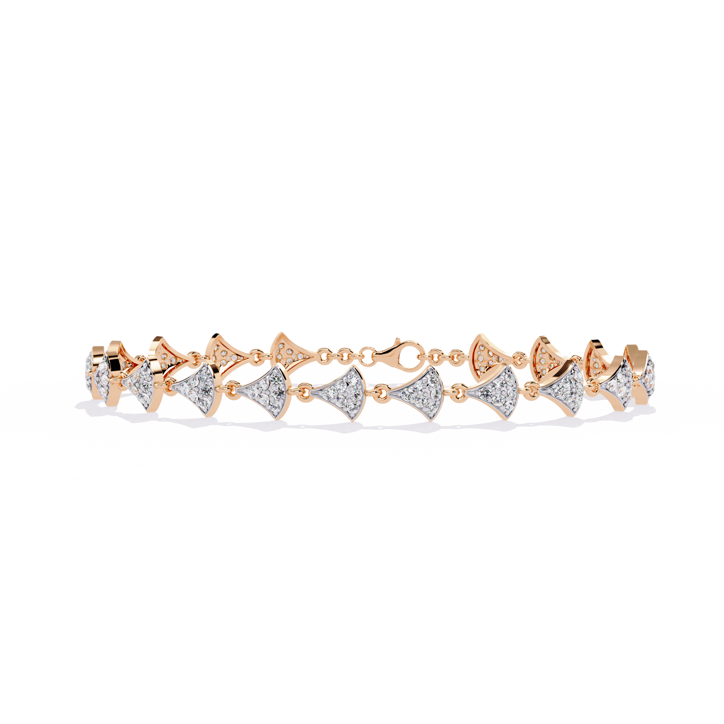 Diamond Petals Tennis Bracelet