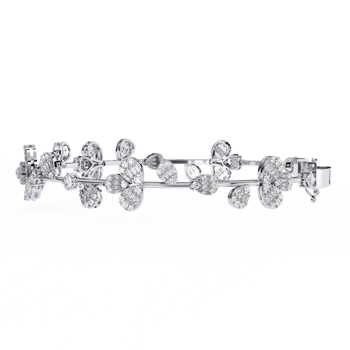 Golden Rose Diamond Bracelet