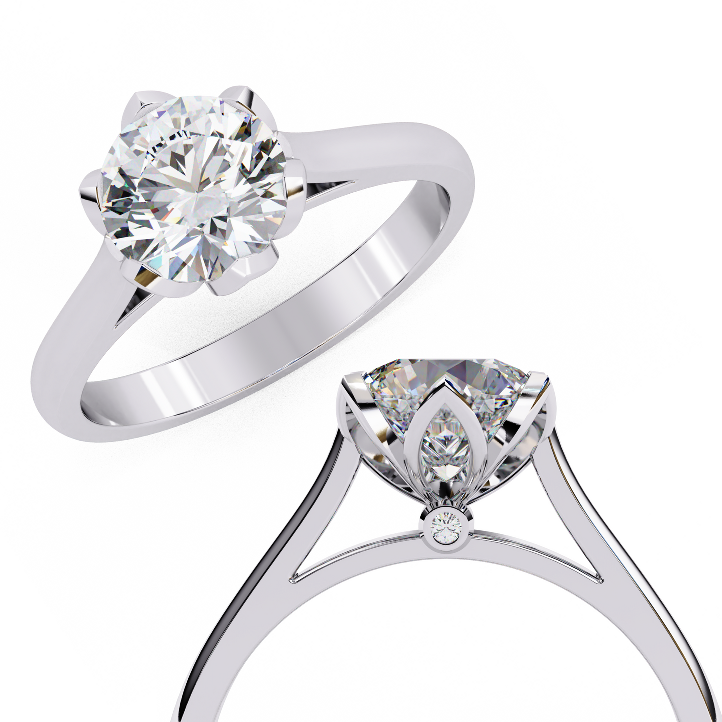 Classic Round Solitaire Ring