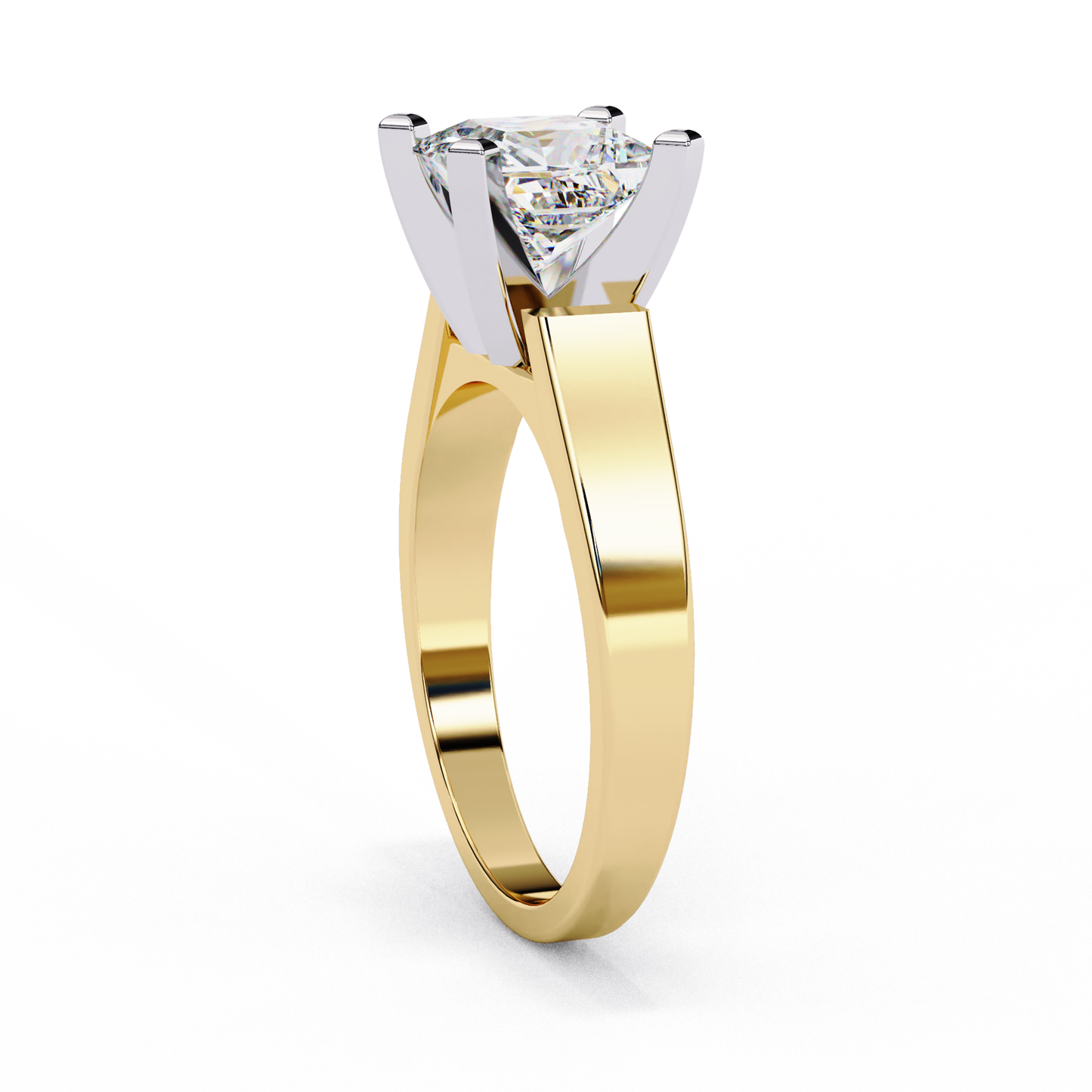 Dominion Princess Cut 1.72 Ct Solitaire Ring