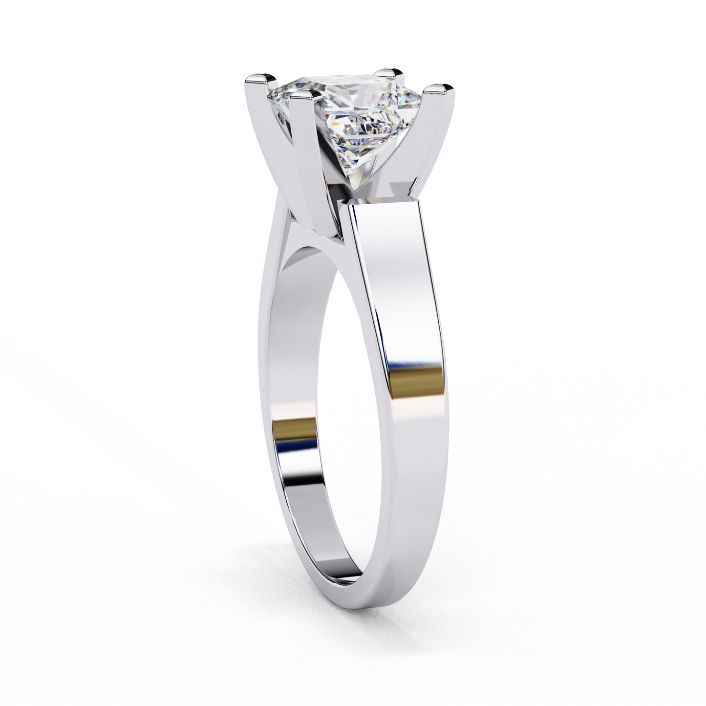 Dominion Princess Cut 1.72 Ct Solitaire Ring