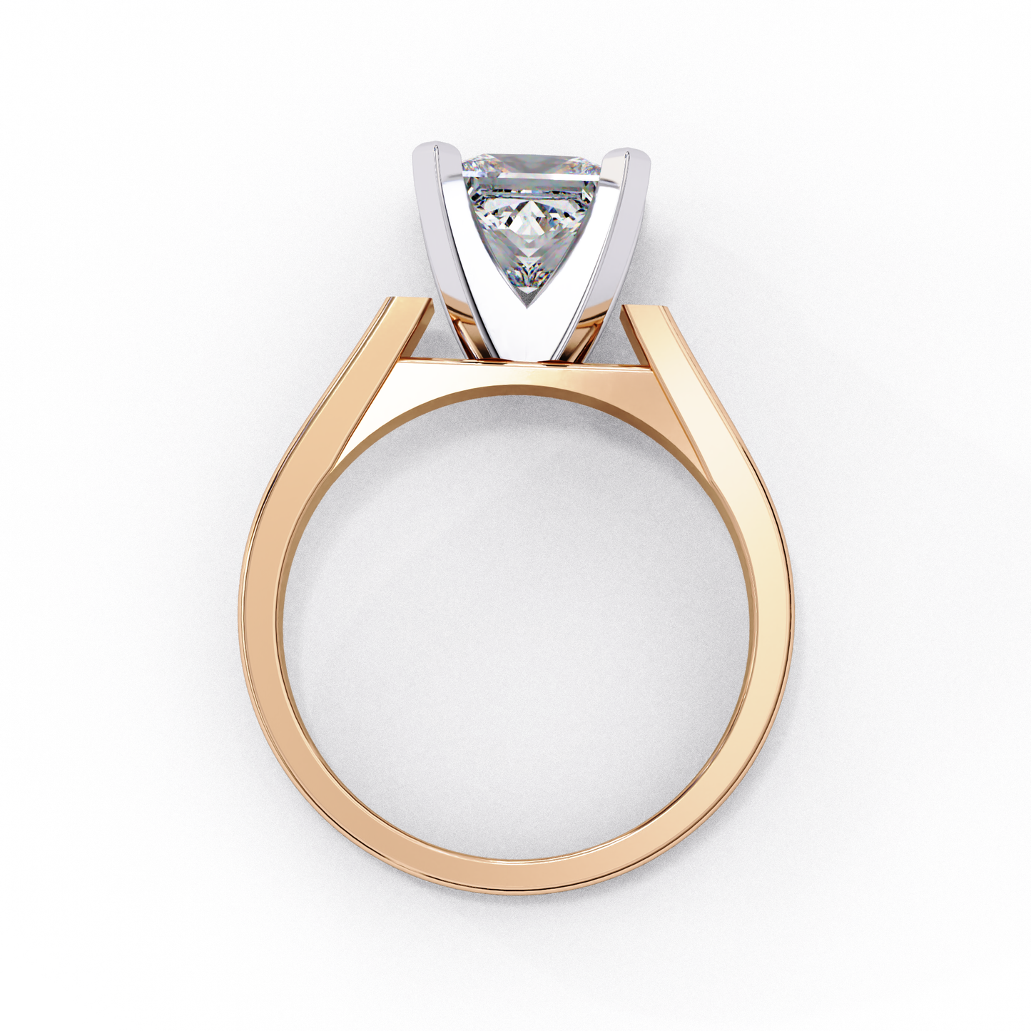 Dominion Princess Cut 1.72 Ct Solitaire Ring