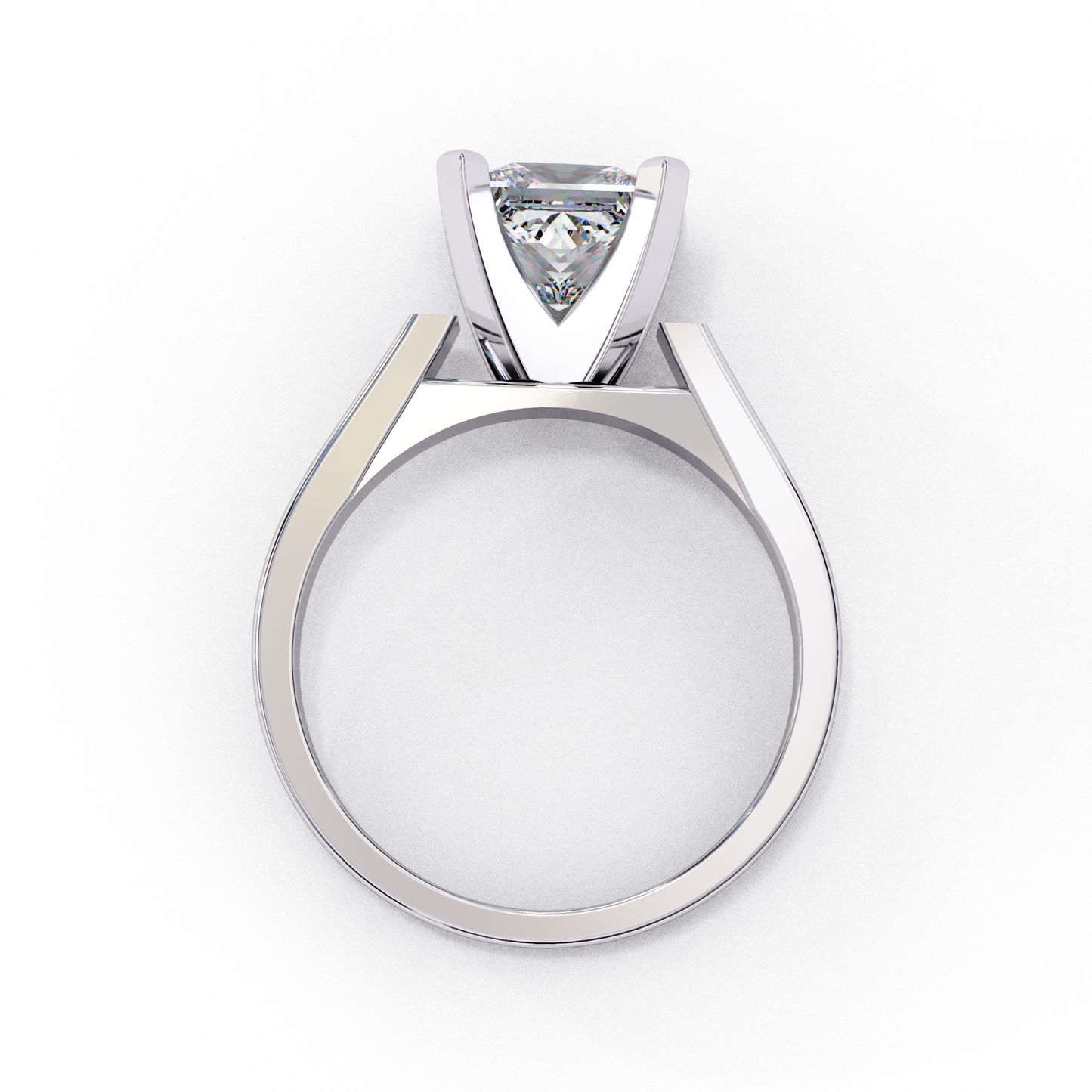Dominion Princess Cut 1.72 Ct Solitaire Ring