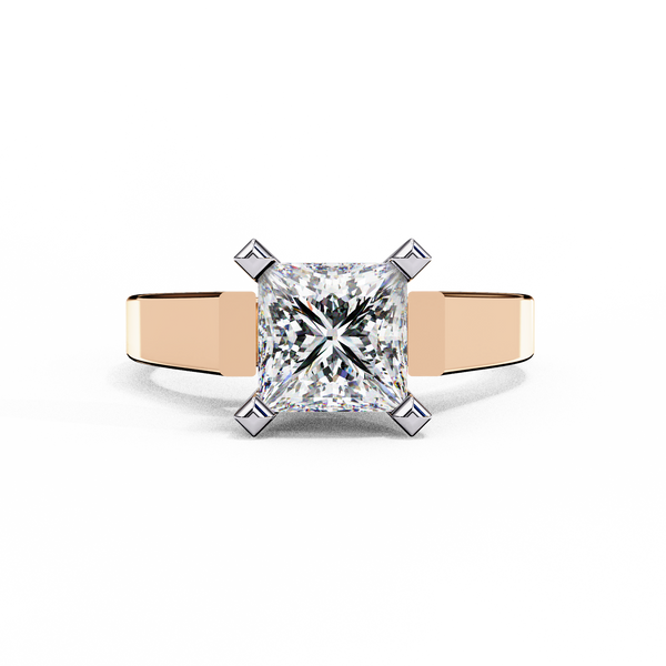 Dominion Princess Cut 1.72 Ct Solitaire Ring