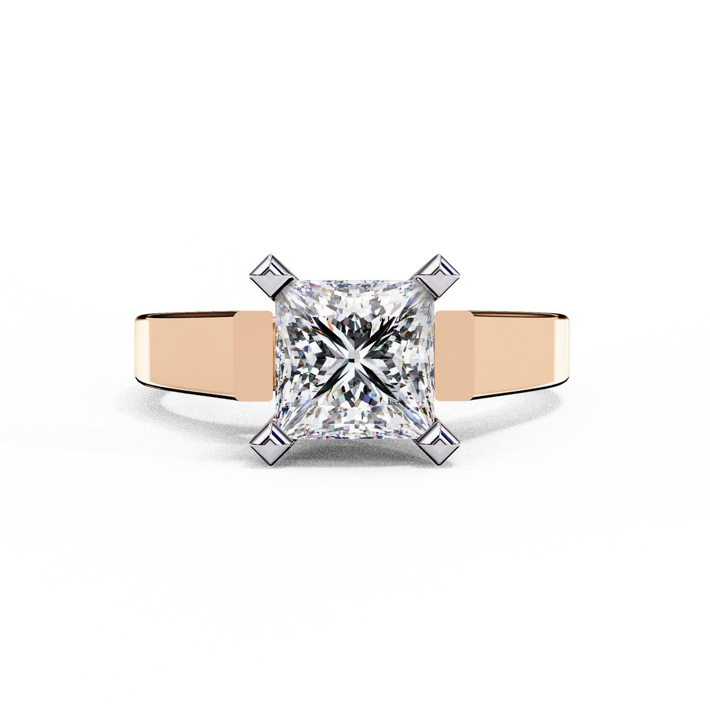 Dominion Princess Cut 1.72 Ct Solitaire Ring