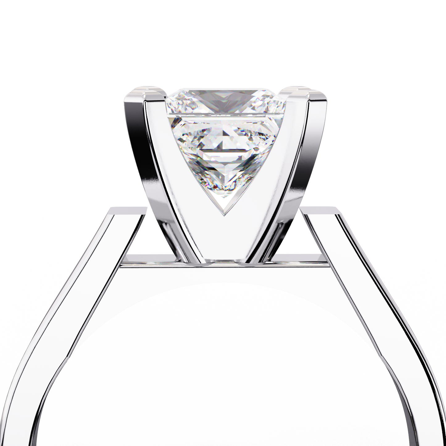 Dominion Princess Cut 1.72 Ct Solitaire Ring