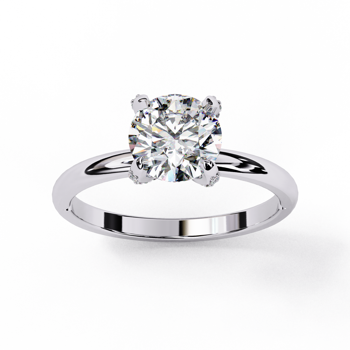 Grace Everyday Round Solitaire Ring