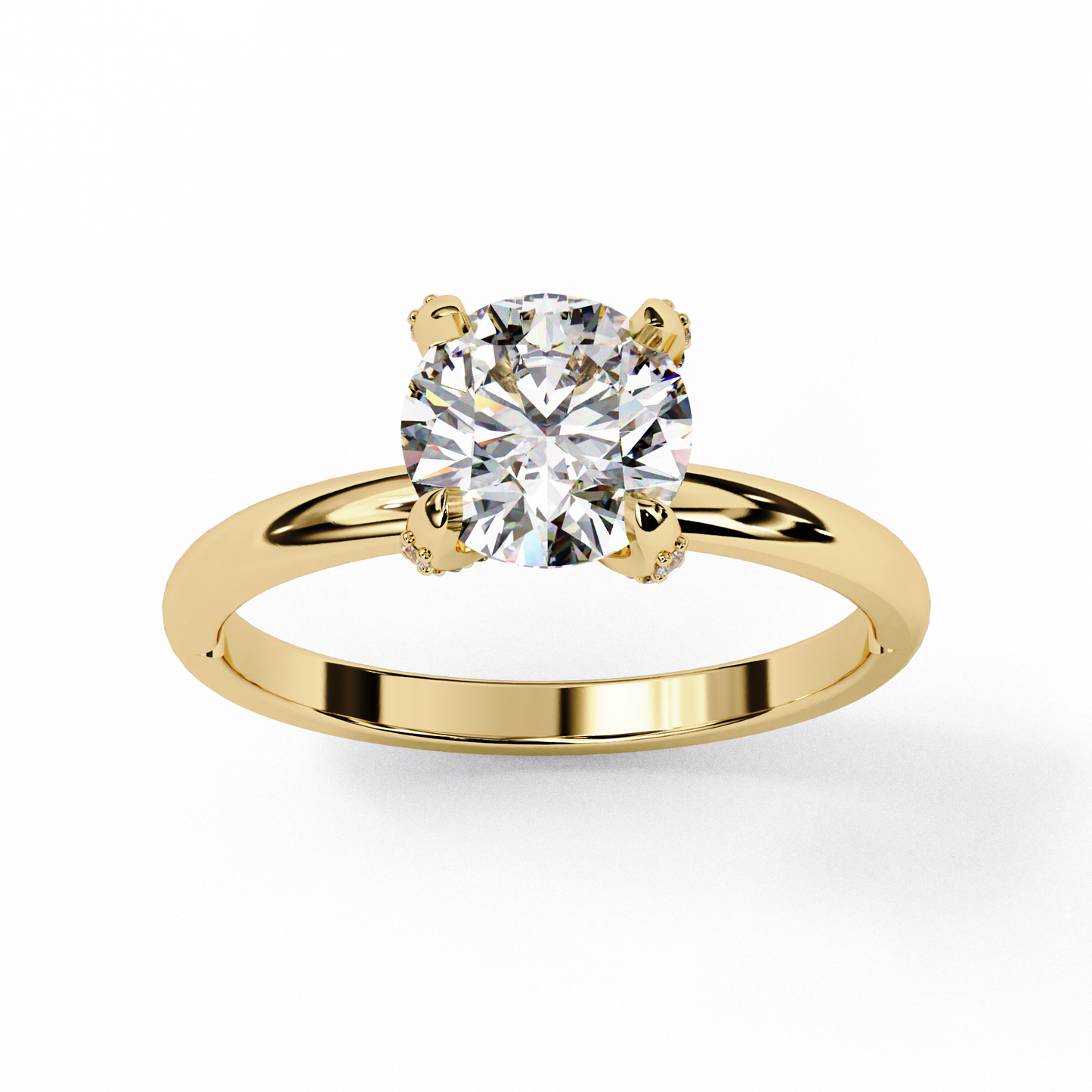 Grace Everyday Round Solitaire Ring