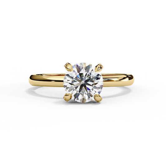 Grace Everyday Round Solitaire Ring