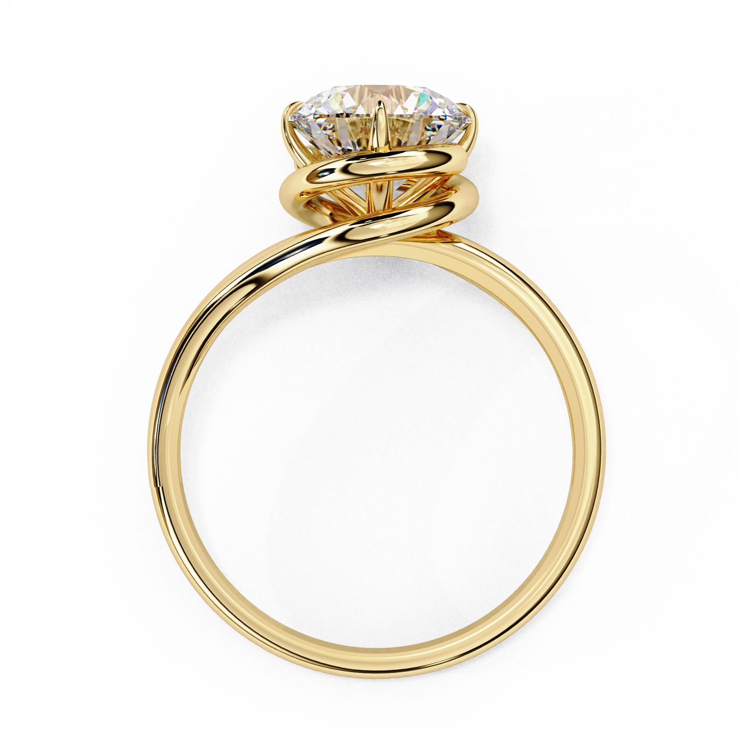 Uni Centre Round Solitaire Ring