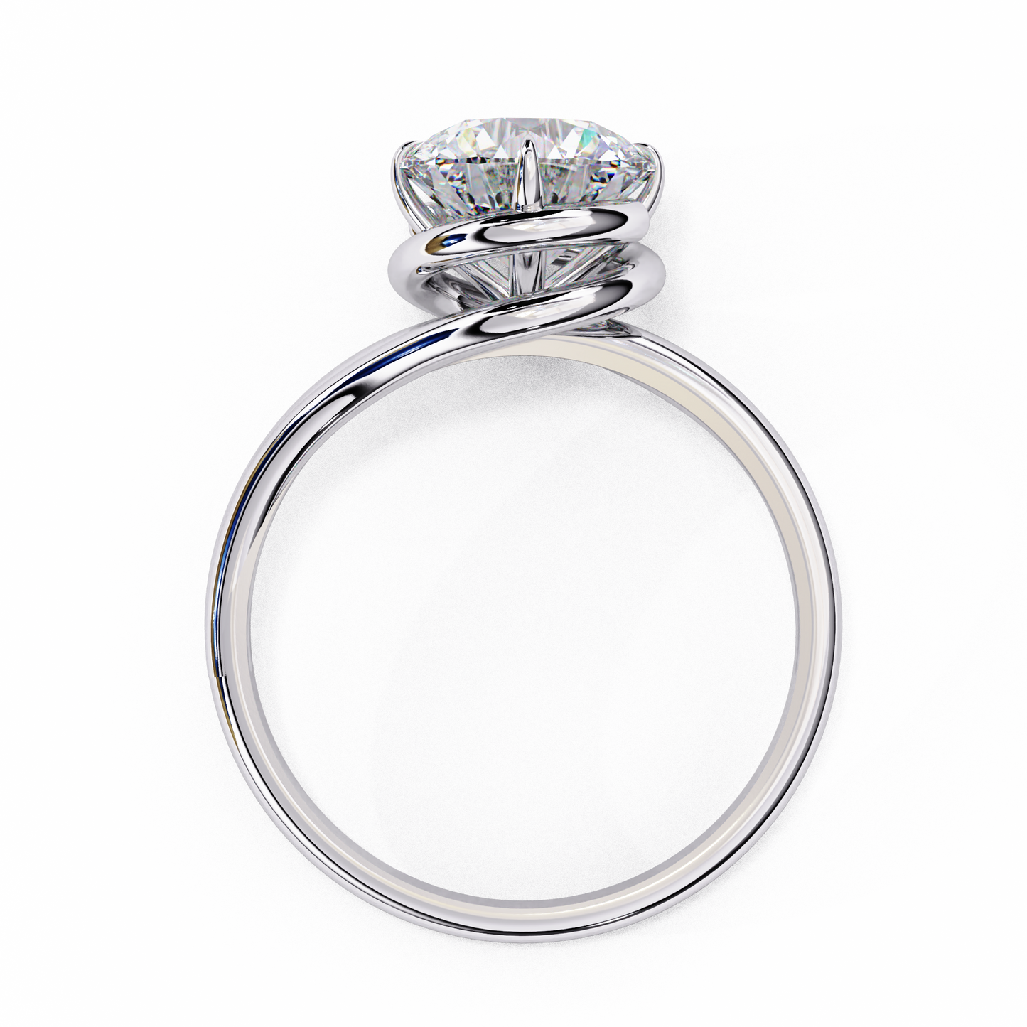 Uni Centre Round Solitaire Ring