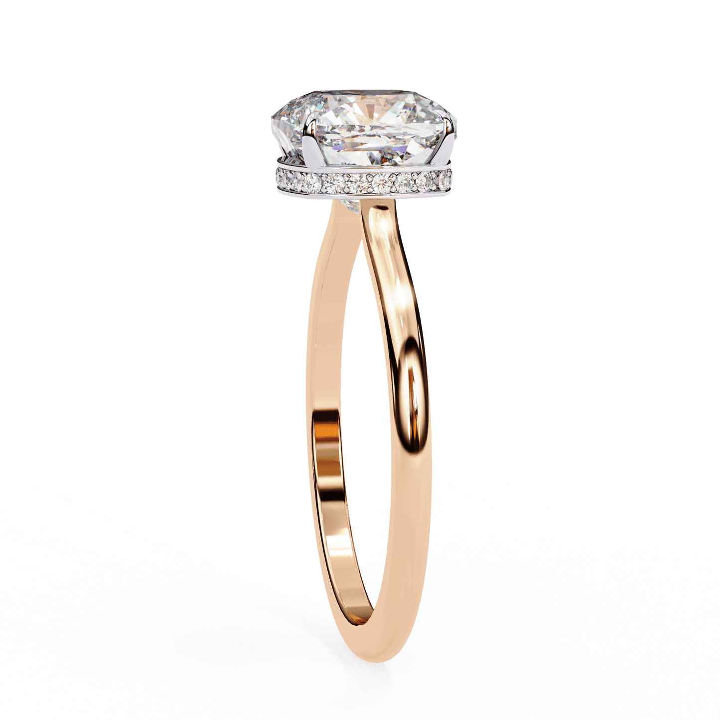 Graceful Cushion Cut 2.65 Carat Solitaire Ring