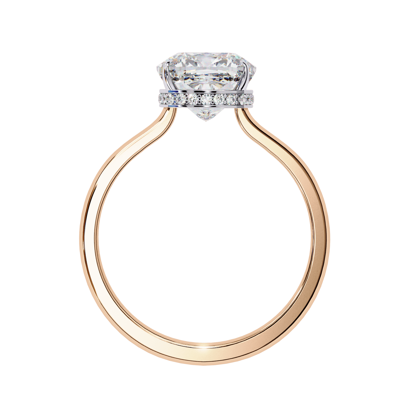 Graceful Cushion Cut 2.65 Carat Solitaire Ring