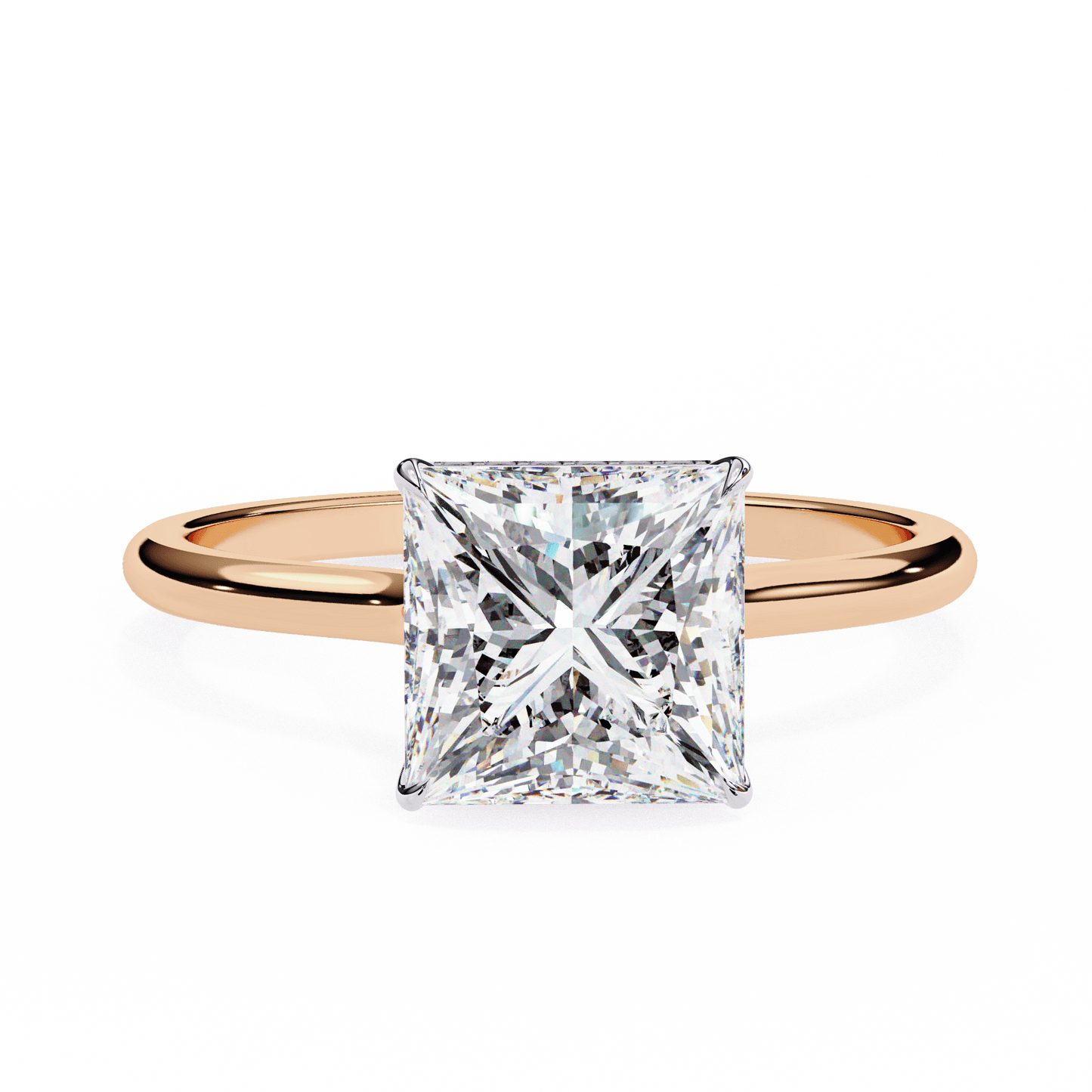 Prima Princess Cut 2.15 Carat Solitaire Ring
