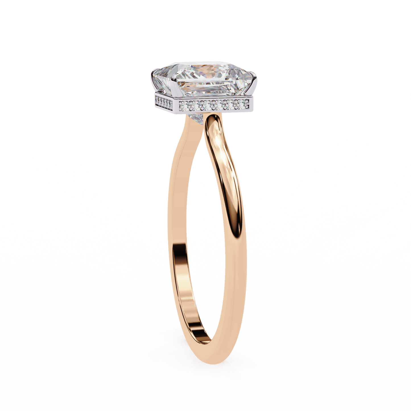 Prima Princess Cut 2.15 Carat Solitaire Ring