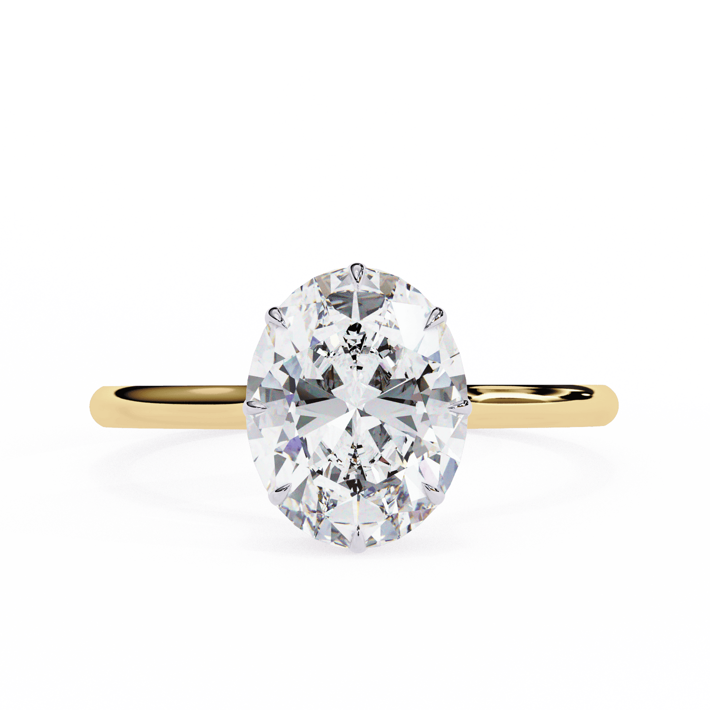 Classic Oval 1.89 Ct Oval Solitaire Ring