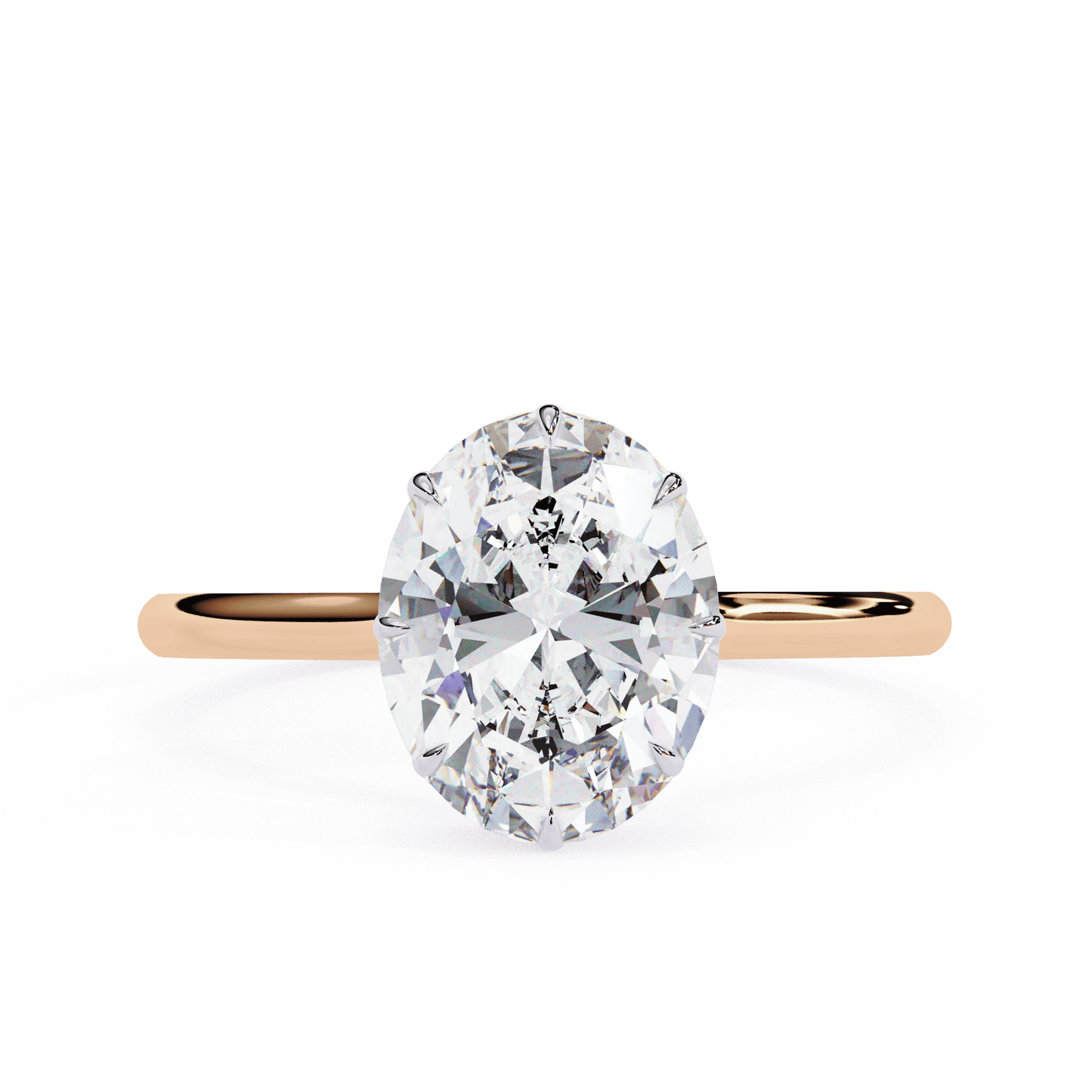 Classic Oval 1.89 Ct Oval Solitaire Ring
