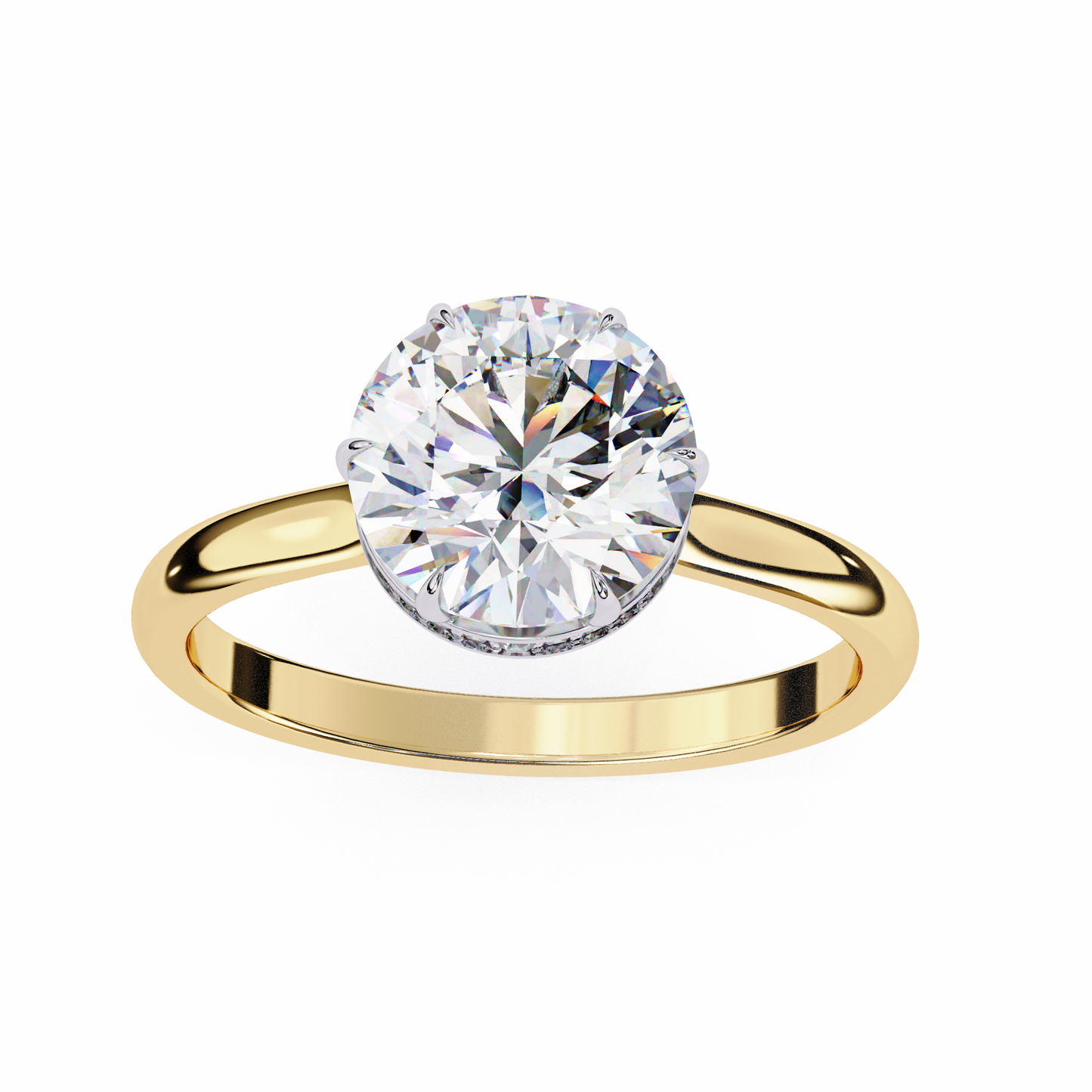 Aurora 2.22 Carat Round Solitaire Ring