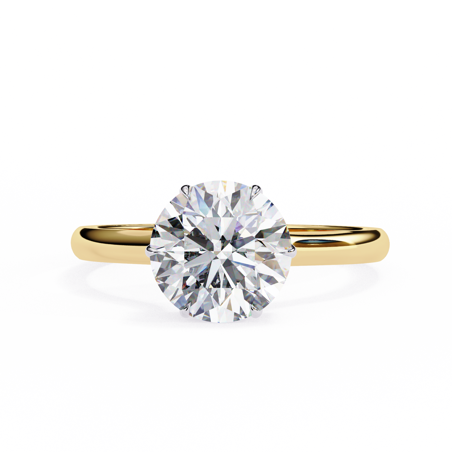 Aurora 2.22 Carat Round Solitaire Ring