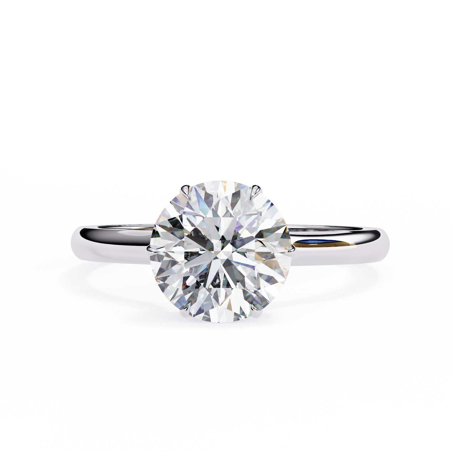 Aurora 2.22 Carat Round Solitaire Ring