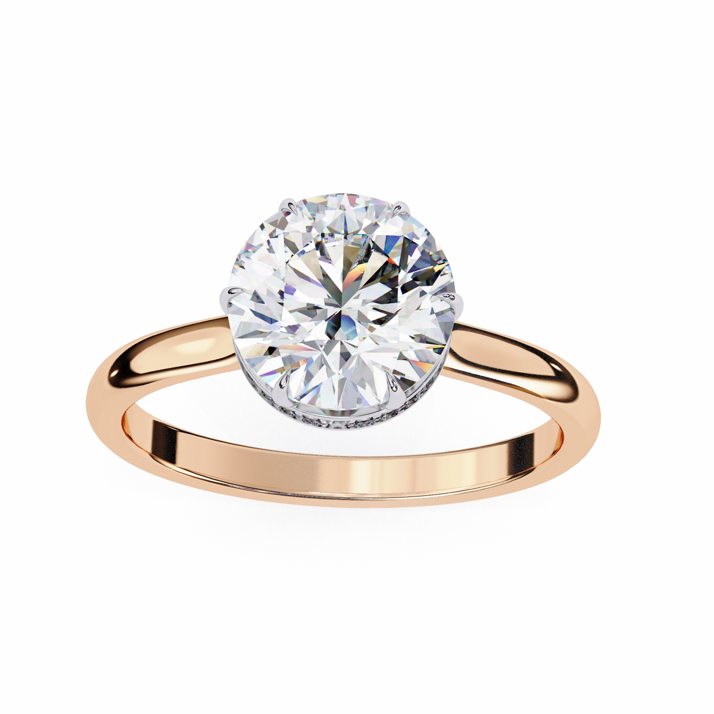 Aurora 2.22 Carat Round Solitaire Ring