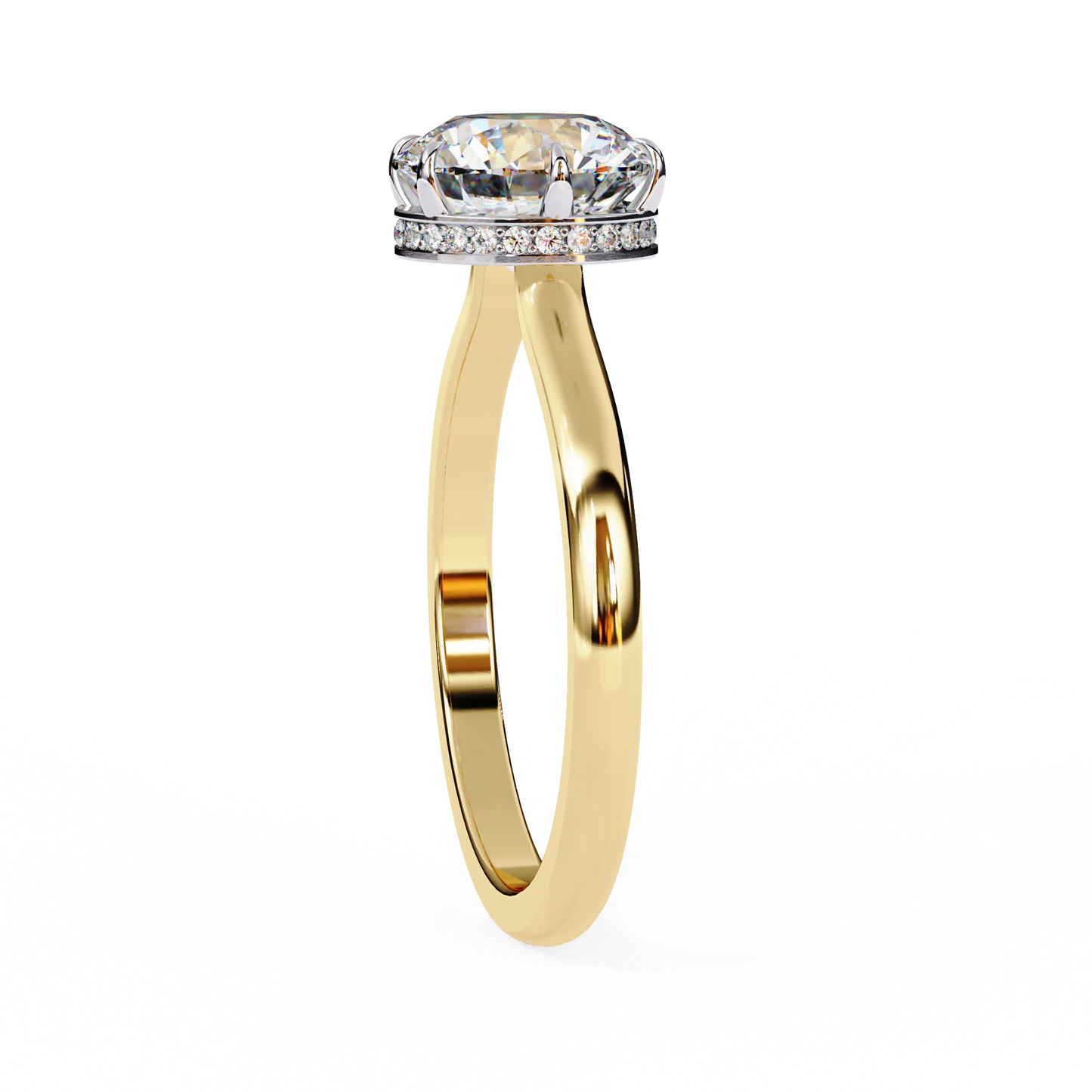 Aurora 2.22 Carat Round Solitaire Ring