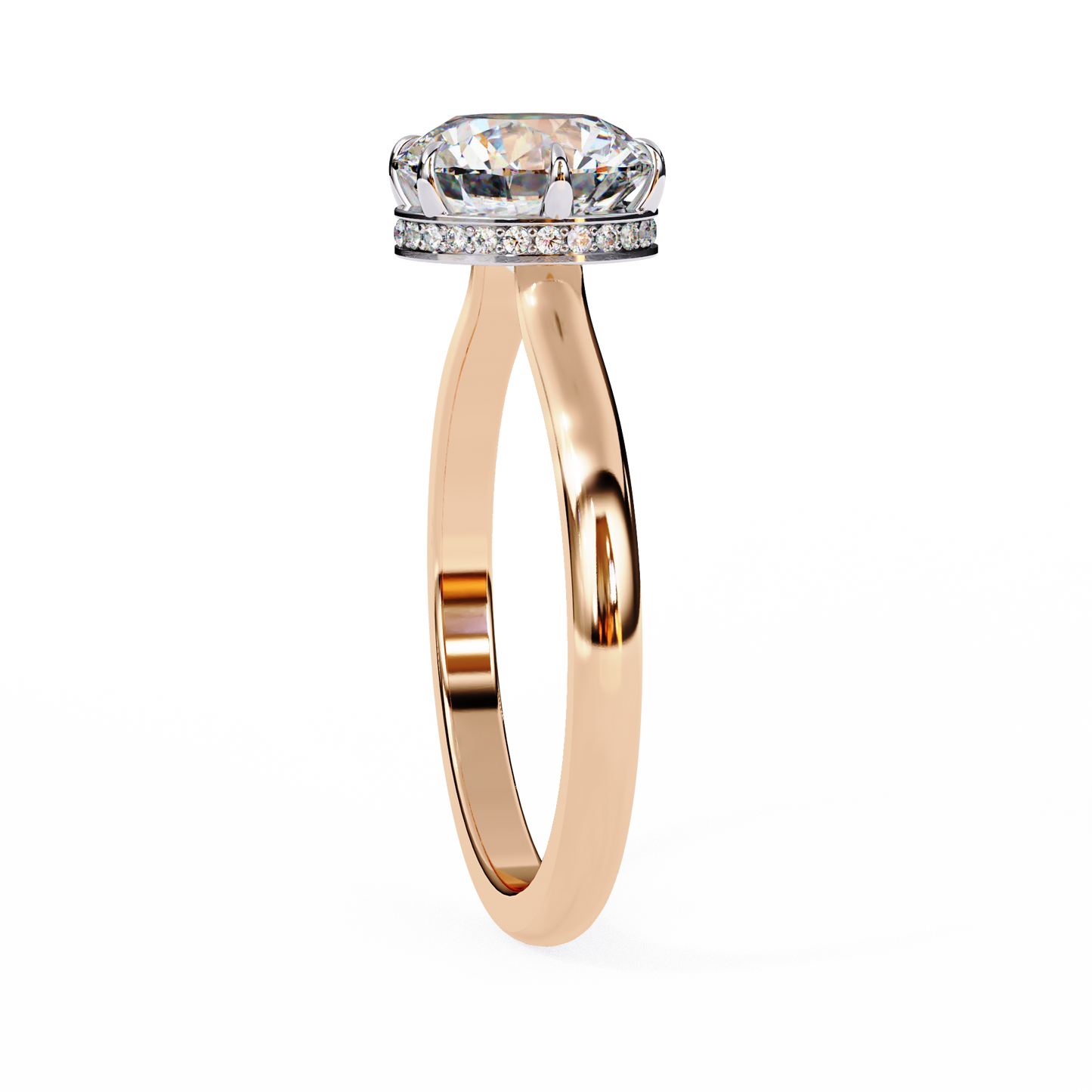 Aurora 2.22 Carat Round Solitaire Ring