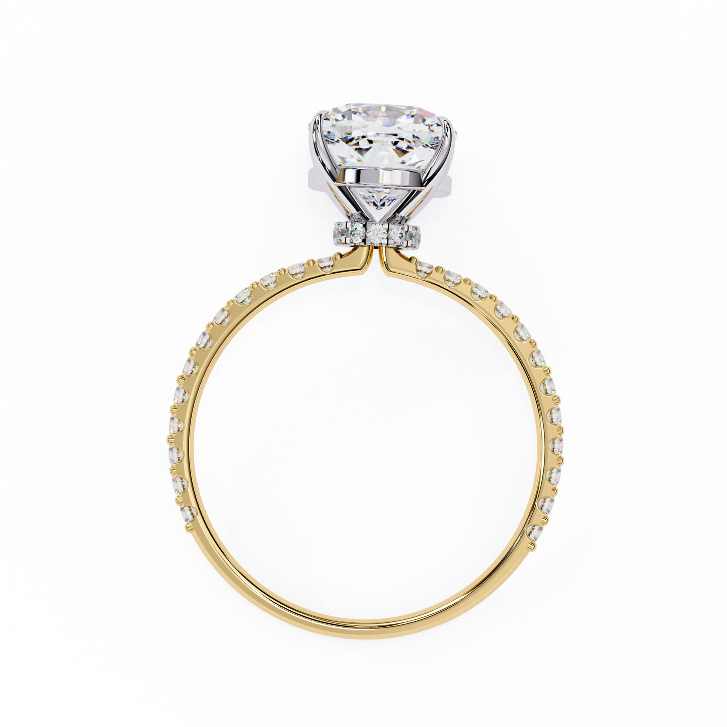 Jasmine Cushion Cut 2.56 Carat Solitaire Ring