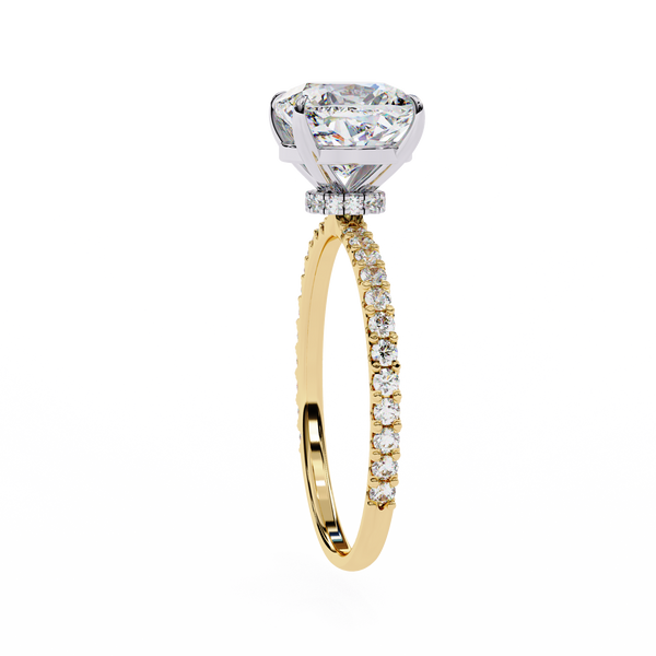 Jasmine Cushion Cut 2.56 Carat Solitaire Ring