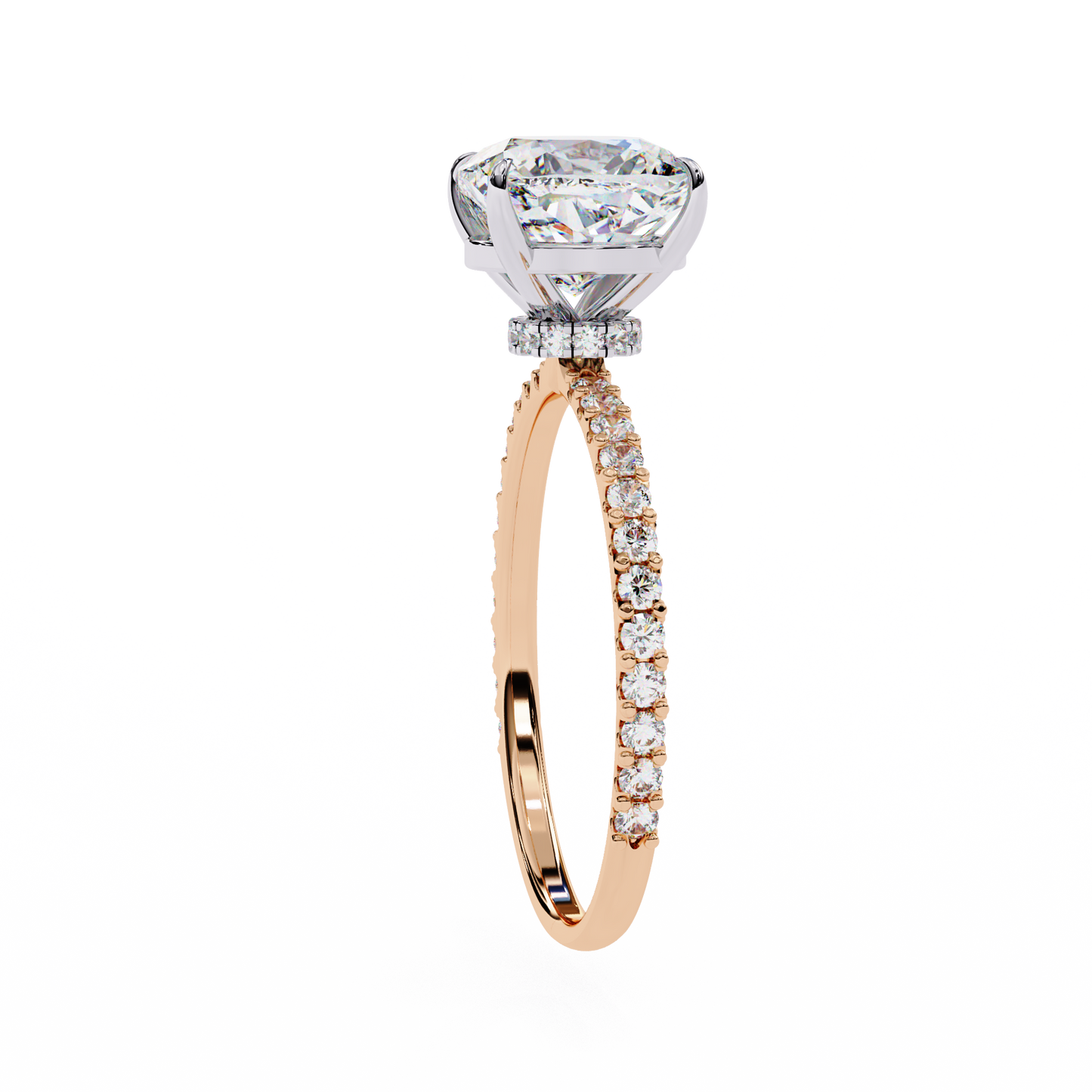 Jasmine Cushion Cut 2.56 Carat Solitaire Ring