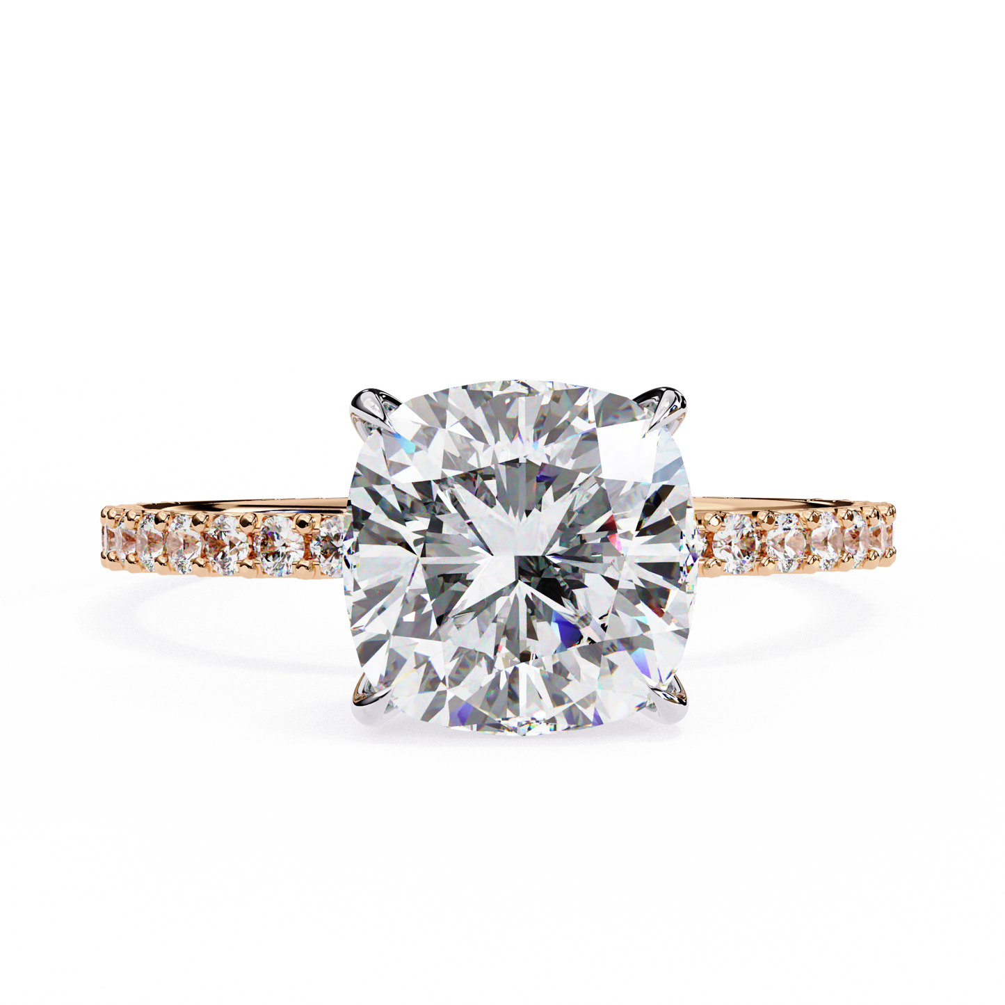 Jasmine Cushion Cut 2.56 Carat Solitaire Ring
