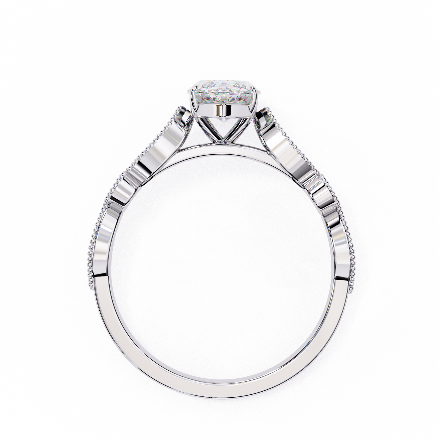 Mesmerizing Marquise Solitaire Engagement ring