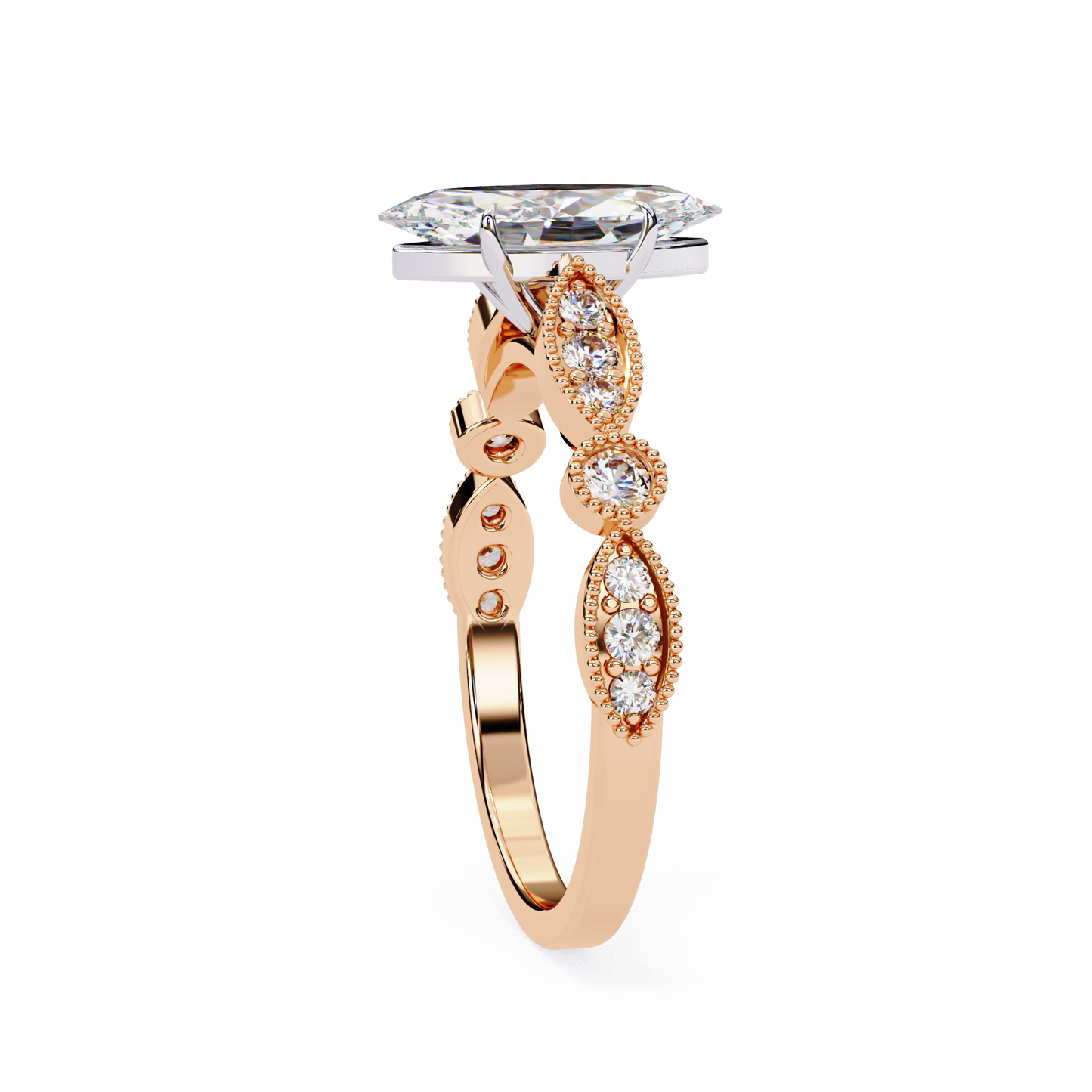 Mesmerizing Marquise Solitaire Engagement ring