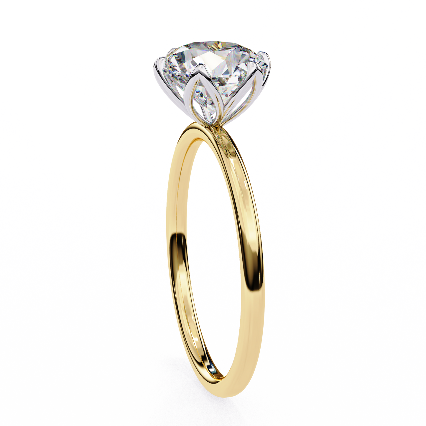 1.92 Carat Round Solitaire Everyday Ring