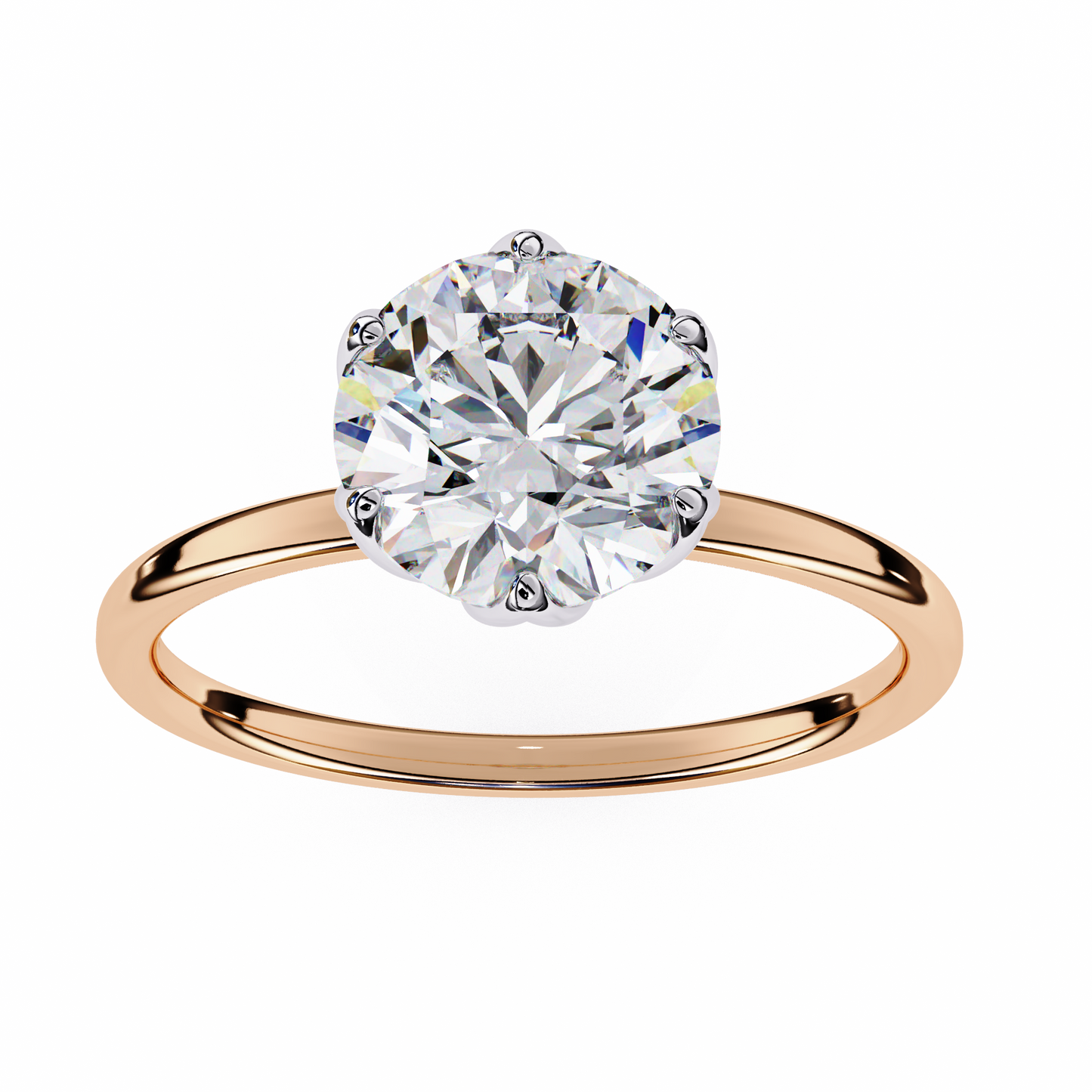1.92 Carat Round Solitaire Everyday Ring