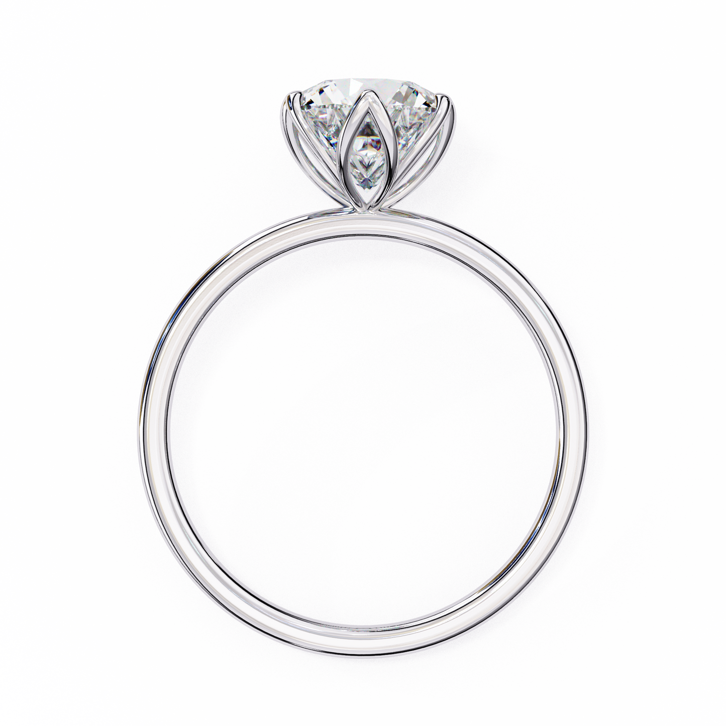 1.92 Carat Round Solitaire Everyday Ring