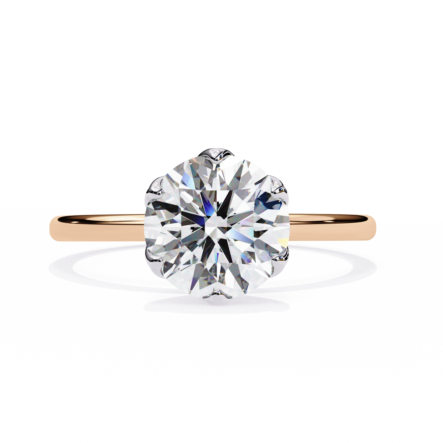 1.92 Carat Round Solitaire Everyday Ring